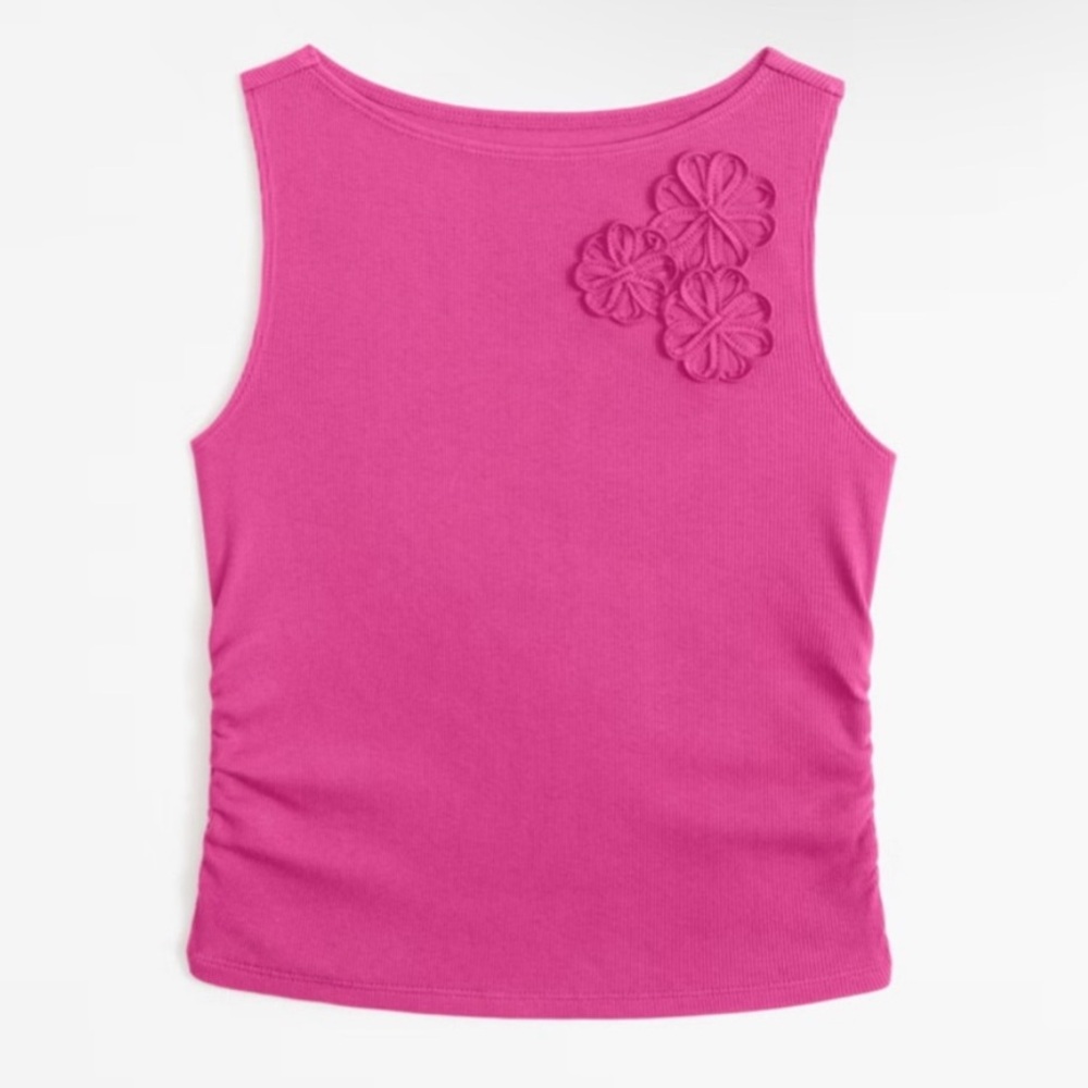 Abercrombie kids Rose Shell Tank Pink Size 15/16